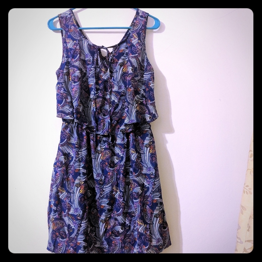 Flirty floral Dress - Pink Owl